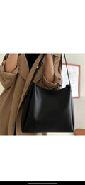 Noir Structured Tote by CarryVera