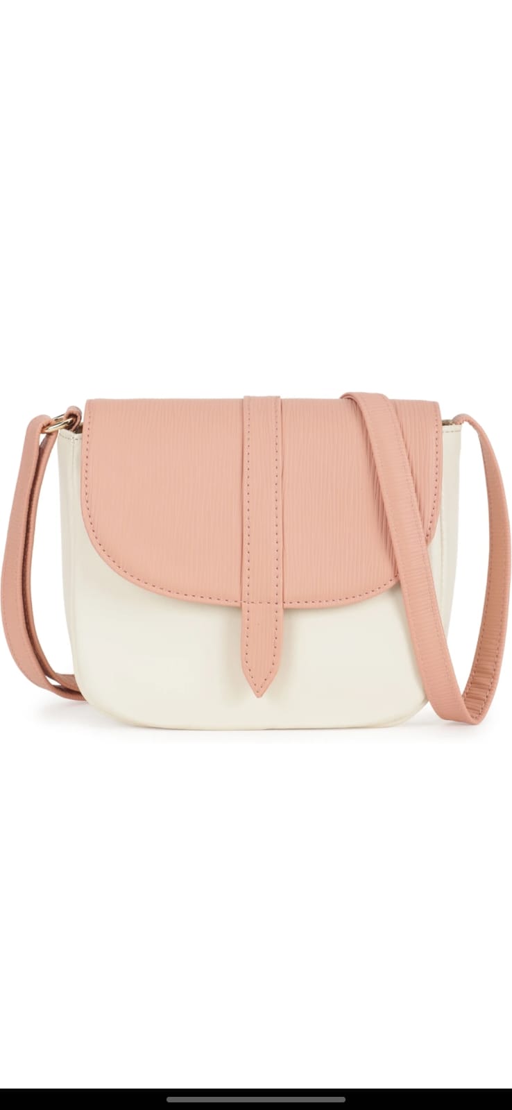 Blush Saddle Crossbody by CarryVera