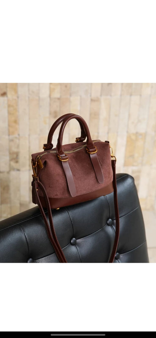 Burgundy Office Tote by CarryVera