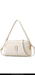 Ivory Zip Shoulder Bag by CarryVera